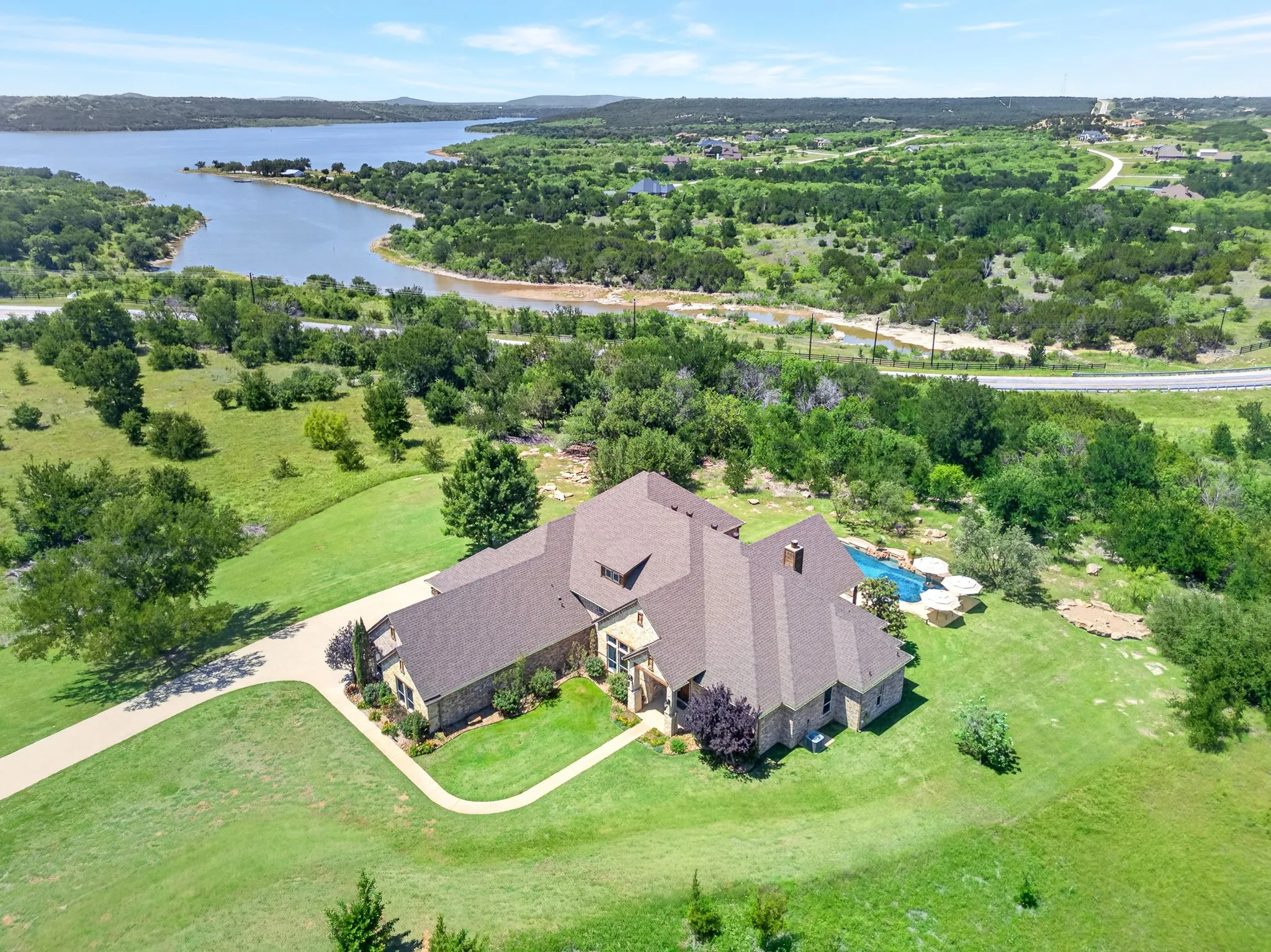 Single Family Residence For Sale in Palo Pinto County , 1120 Heron Court, Graford, Texas 76449, 5 Bedroom, 4 Bathroom, 3 Garage spaces, 4,172 Sqft, built in 2012, Price $995,000, mls#21266061, Real Estate Agent in Graford, Homes For Sale in Palo Pinto county, Homes For Sale in Graford, Realtor in Graford Texas, Real Estate Brokerage Independent Realty Texas, Luminita Cordes Realtor