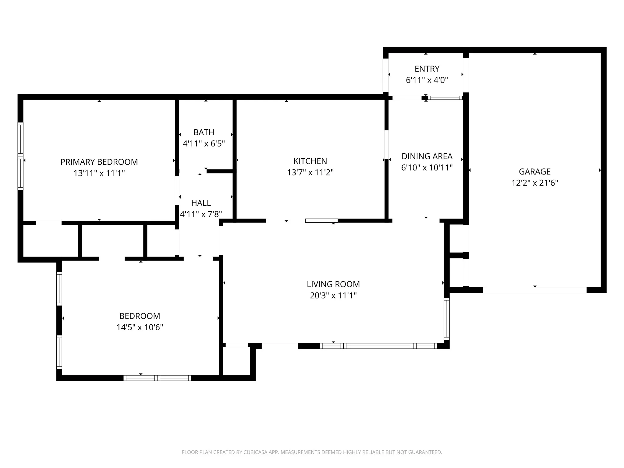 Floor plan- current finished home living area.