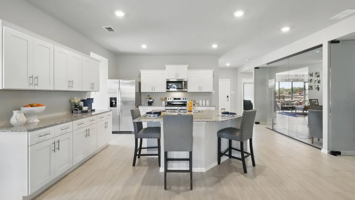 Kitchen- All Home and community information, including pricing, included features, terms, availability and amenities, are subject to change at any time without notice or obligation. All Drawings, pictures, photographs, video, square footages, floor plans, elevations, features, colors and sizes are approximate for illustration purposes only and will vary from the homes as built.