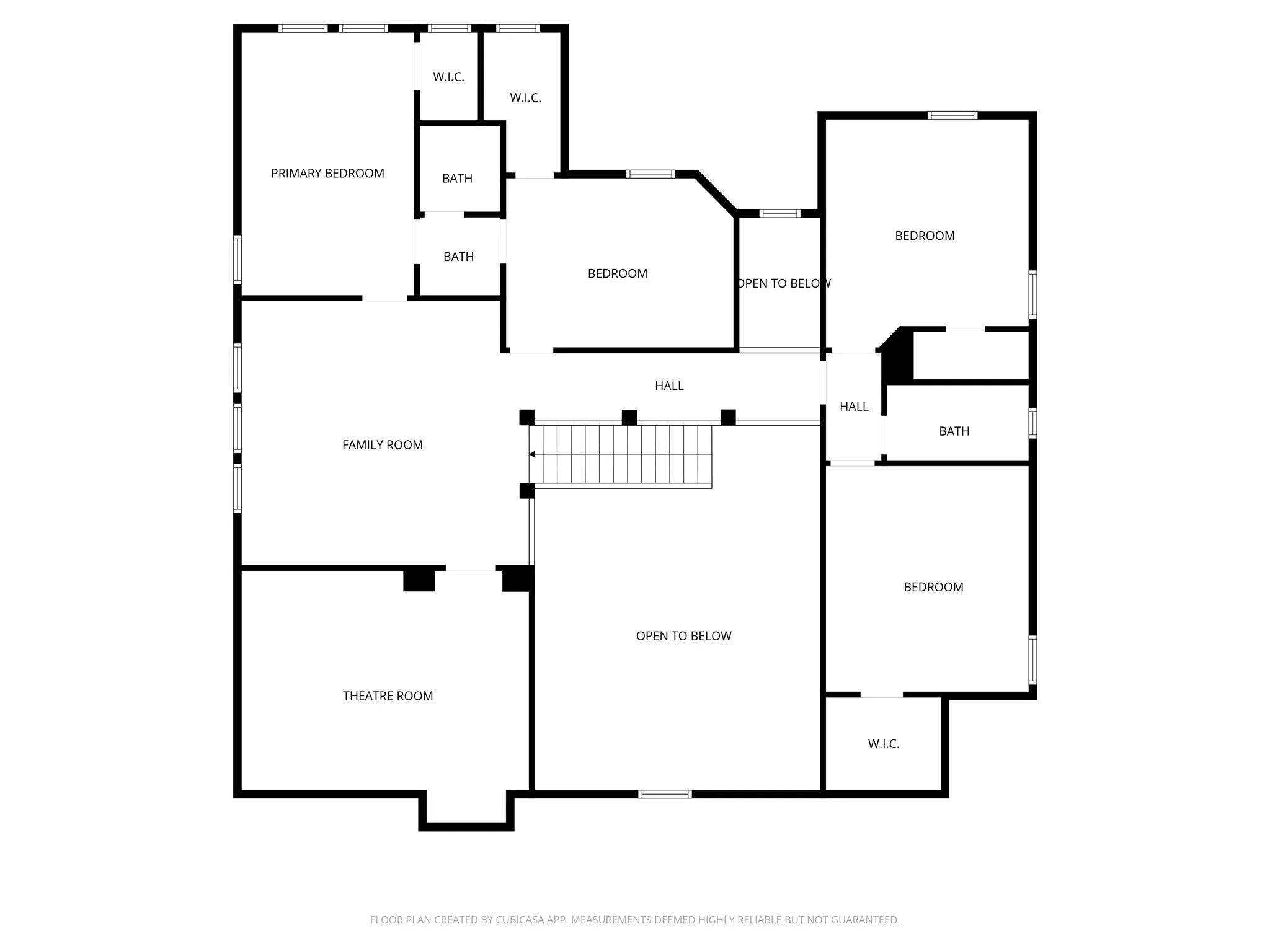 Upstairs Floor Plan