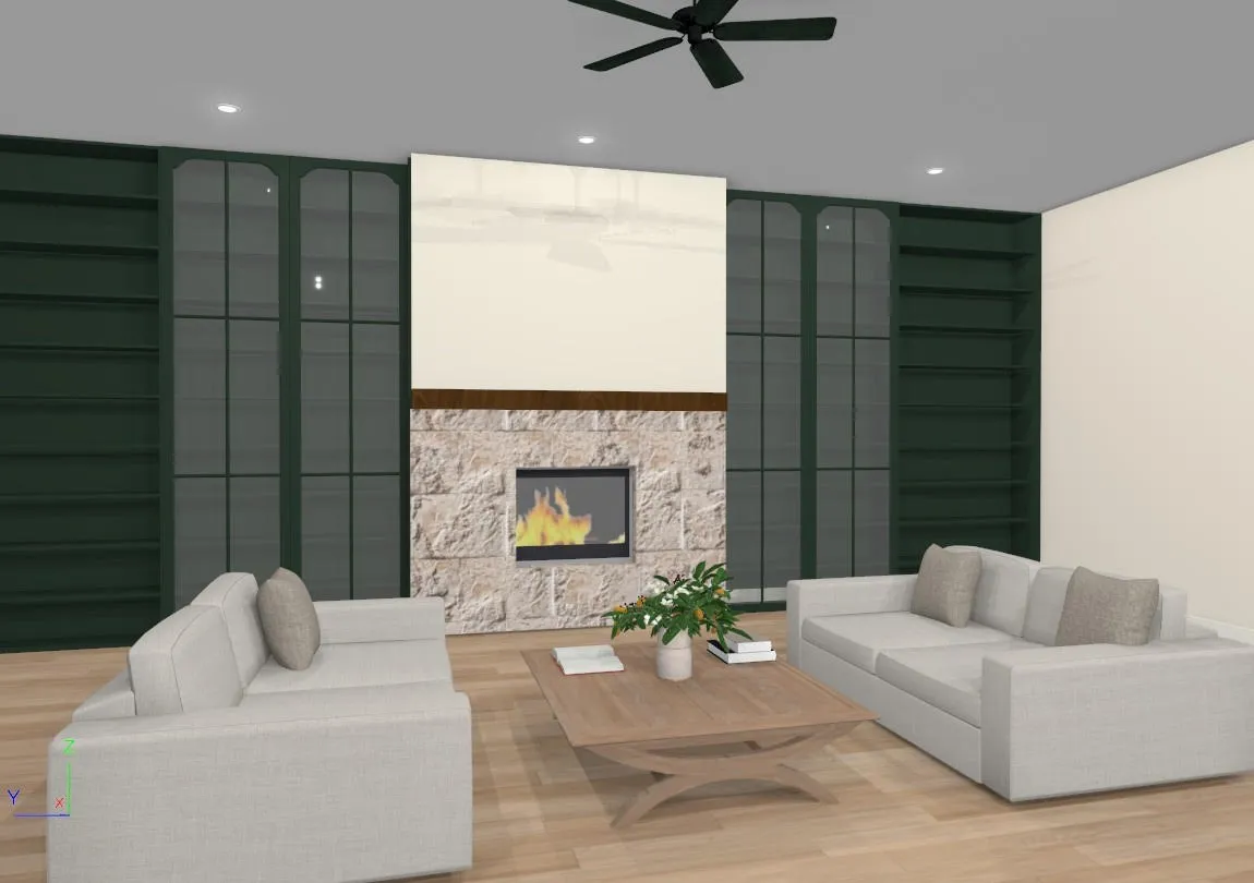 Rendering of proposed construction. Buyer to customize finish out.