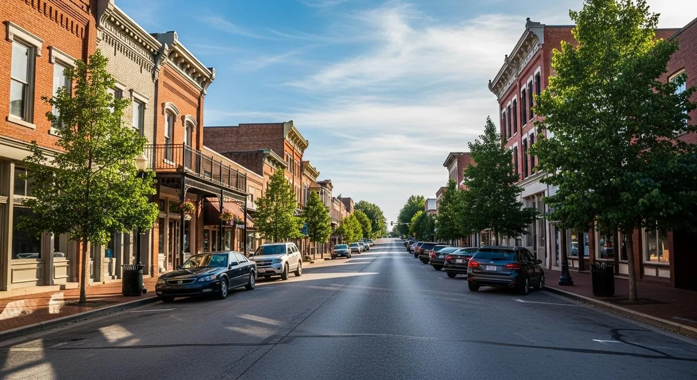 Additional contentThis image depicts a tree-lined street with period architecture and parked vehicles—it is a neighborhood or streetscape photograph, not a property listing photo