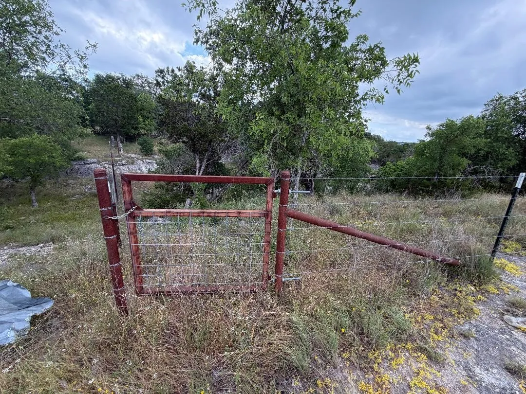 Gate to corps land and lake
