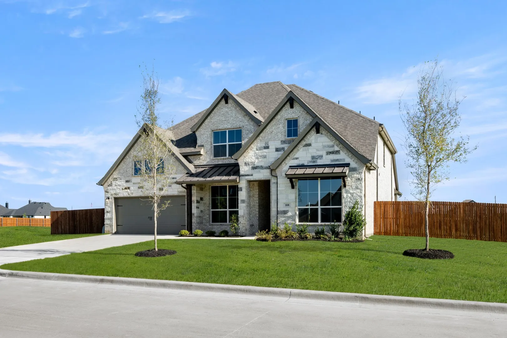 DFW-Coyote Crossing-Concept 3473-108 Prairie Wolf Court-Front Exterior-Risewell Homes-2