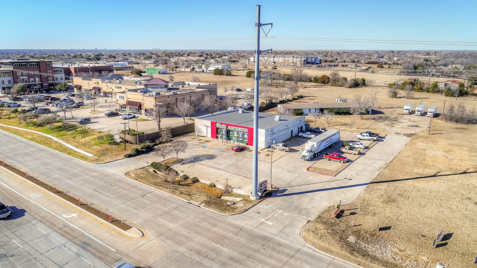 Land is to the Right of O'Reily and behind also. 3 parcels