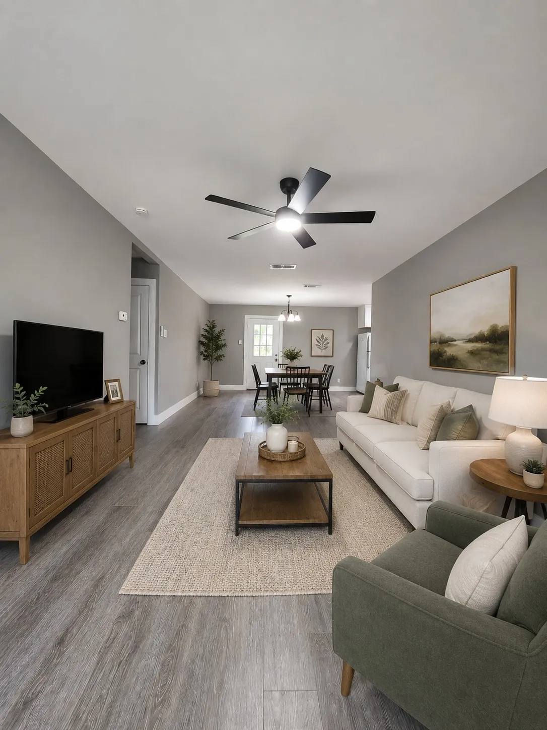 Livingroom Virtually staged