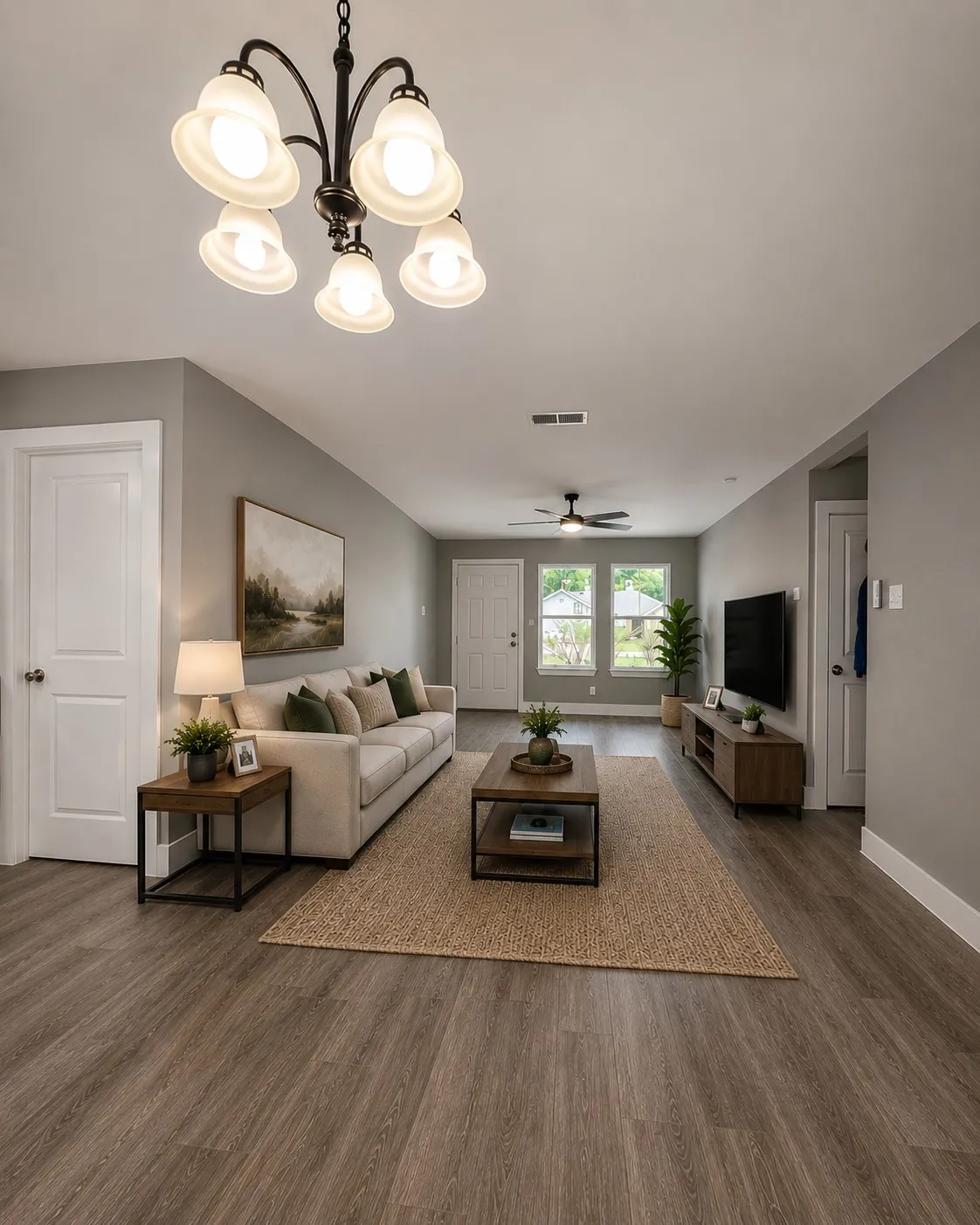 Livingroom Virtually staged