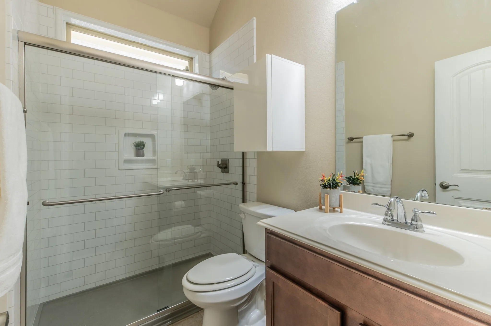 2nd bathroom with oversized walk-in shower