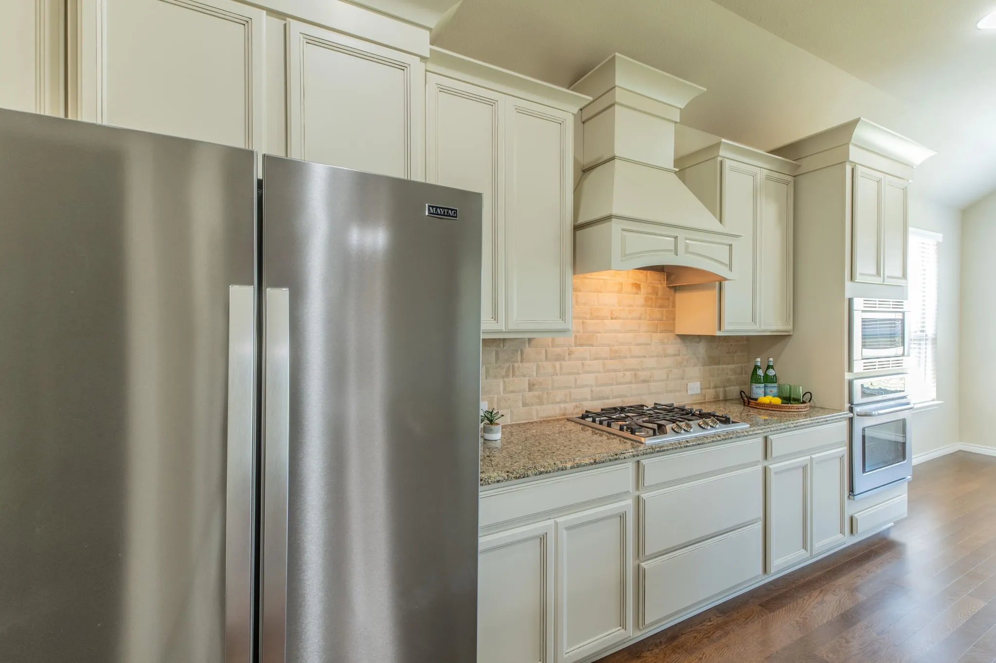 Open kitchen with separate pantry