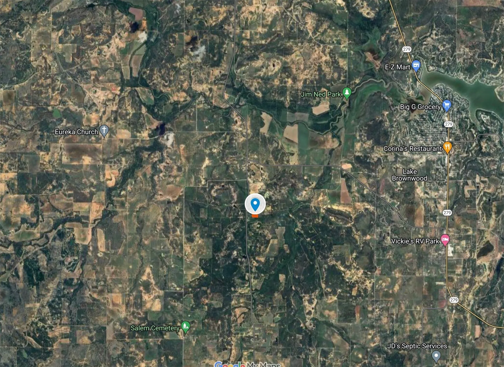 Aerial Map. Displaying the geographic location of the property and surrounding features