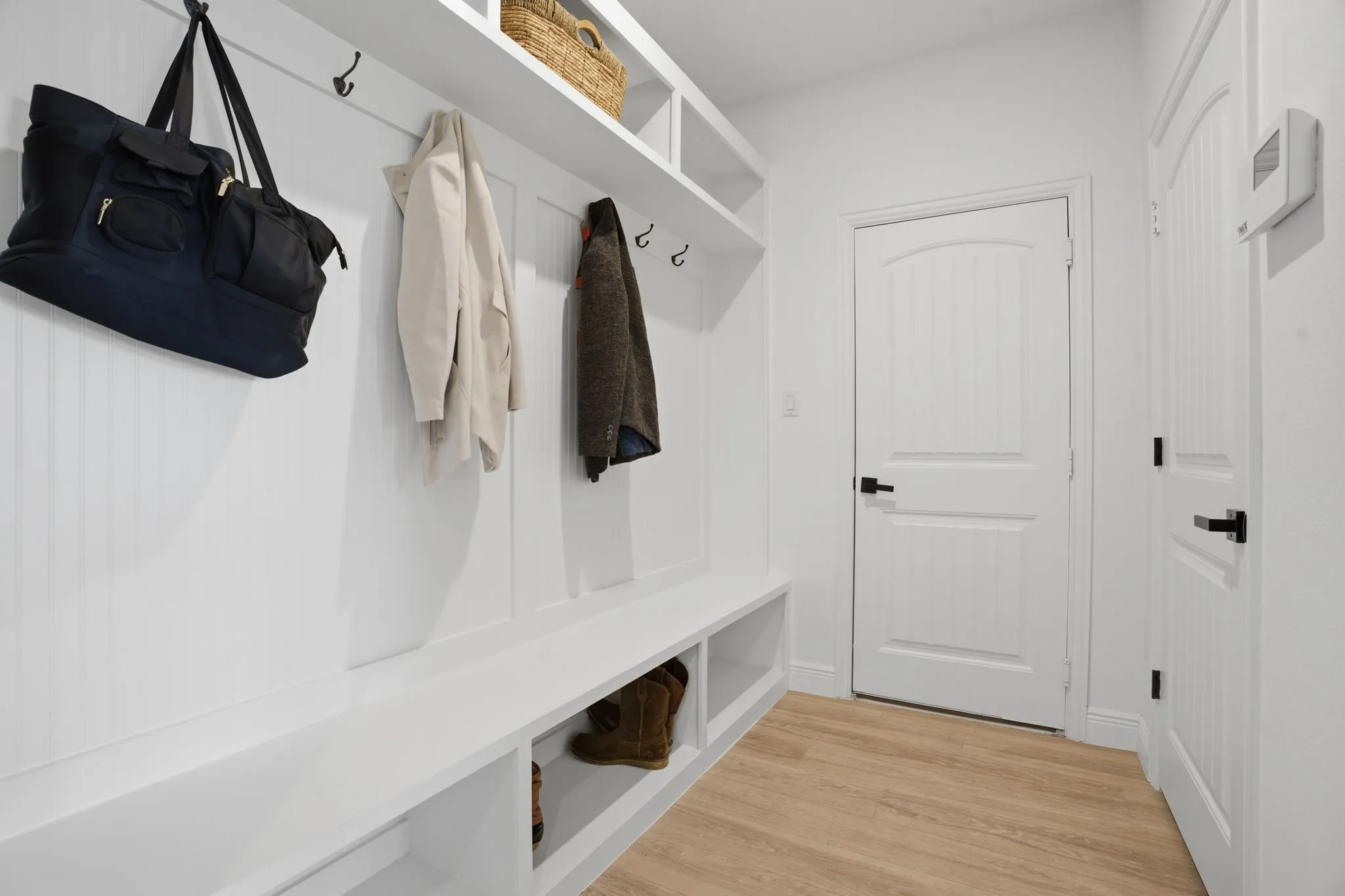 Handy mud room on your way to the 2-car garage.