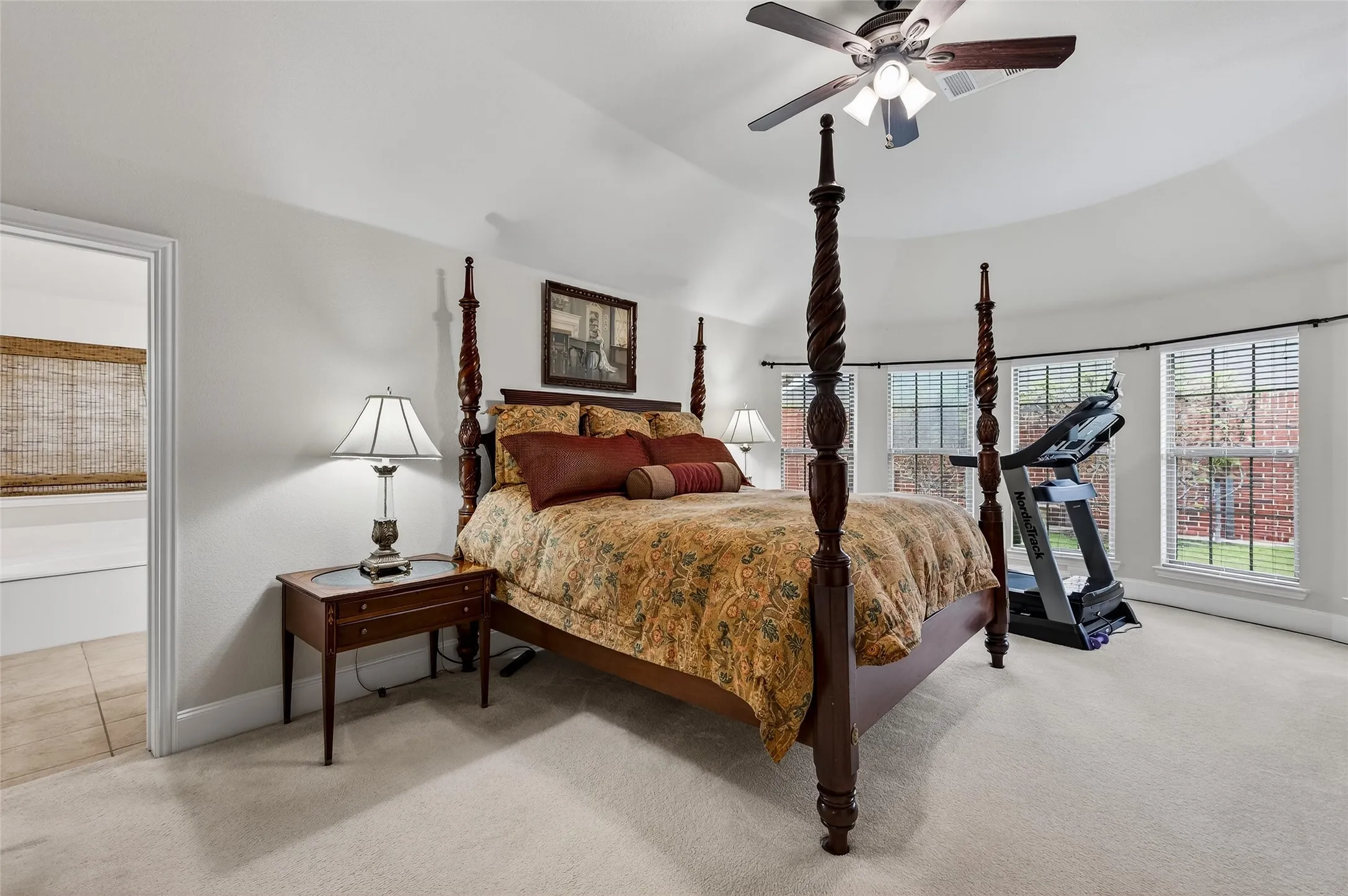 Tons of light and room in primary bedroom