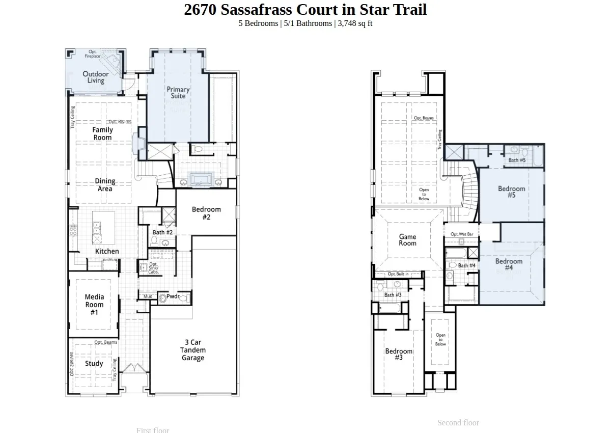 Single Family Residence For Sale in Denton County , 2670 Sassafrass Court, Prosper, Texas 75078, 5 Bedrooms, 6 Bathrooms, 3 Garage spaces, 3,748 Sqft, built in 2026, Price $938,650, mls#21266812, Real Estate Agent in Prosper, Homes For Sale in Denton county, Homes For Sale in Prosper, Realtor in Prosper Texas, Real Estate Brokerage Independent Realty Texas, Luminita Cordes Realtor