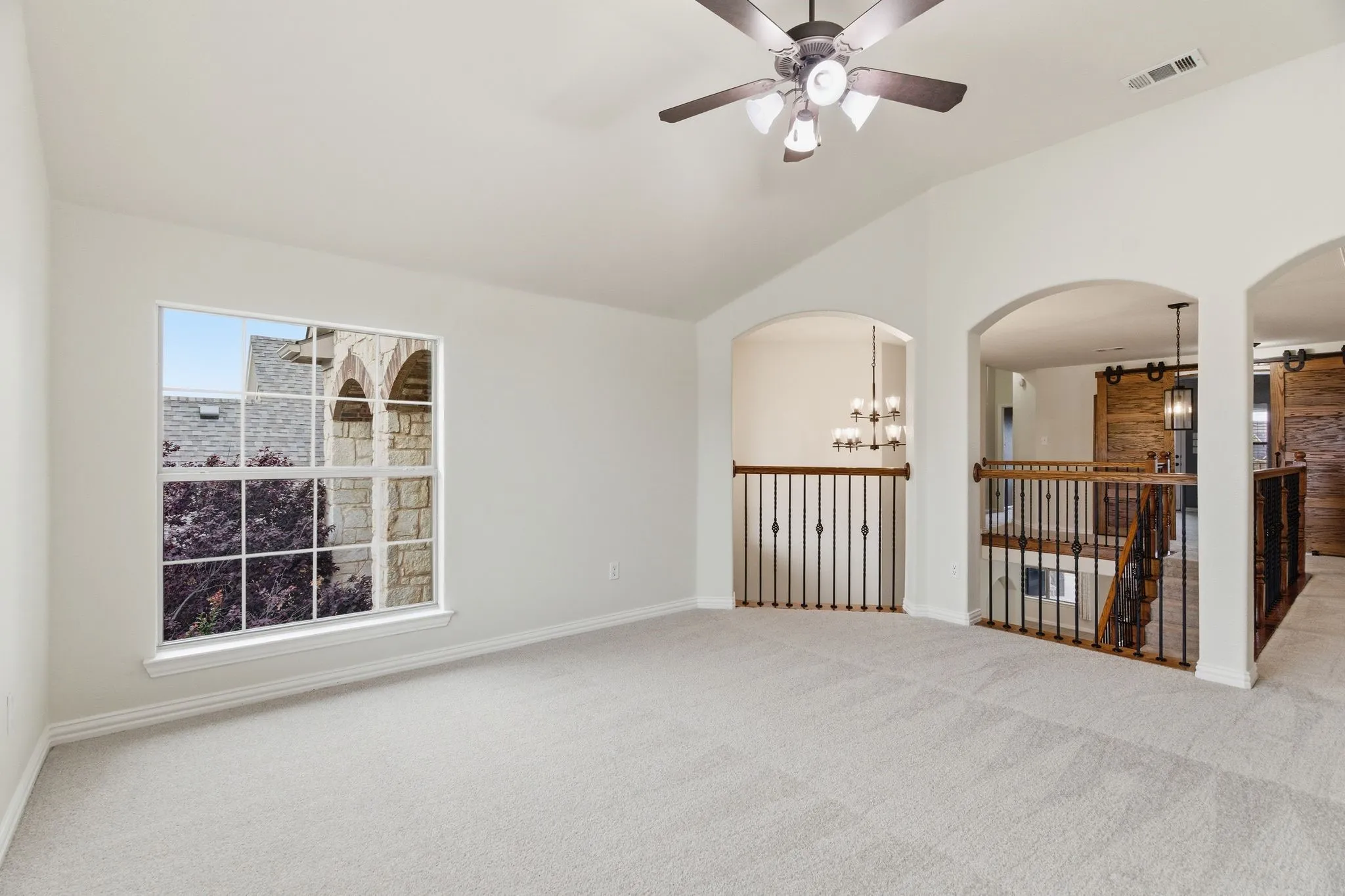 Upstairs living room.