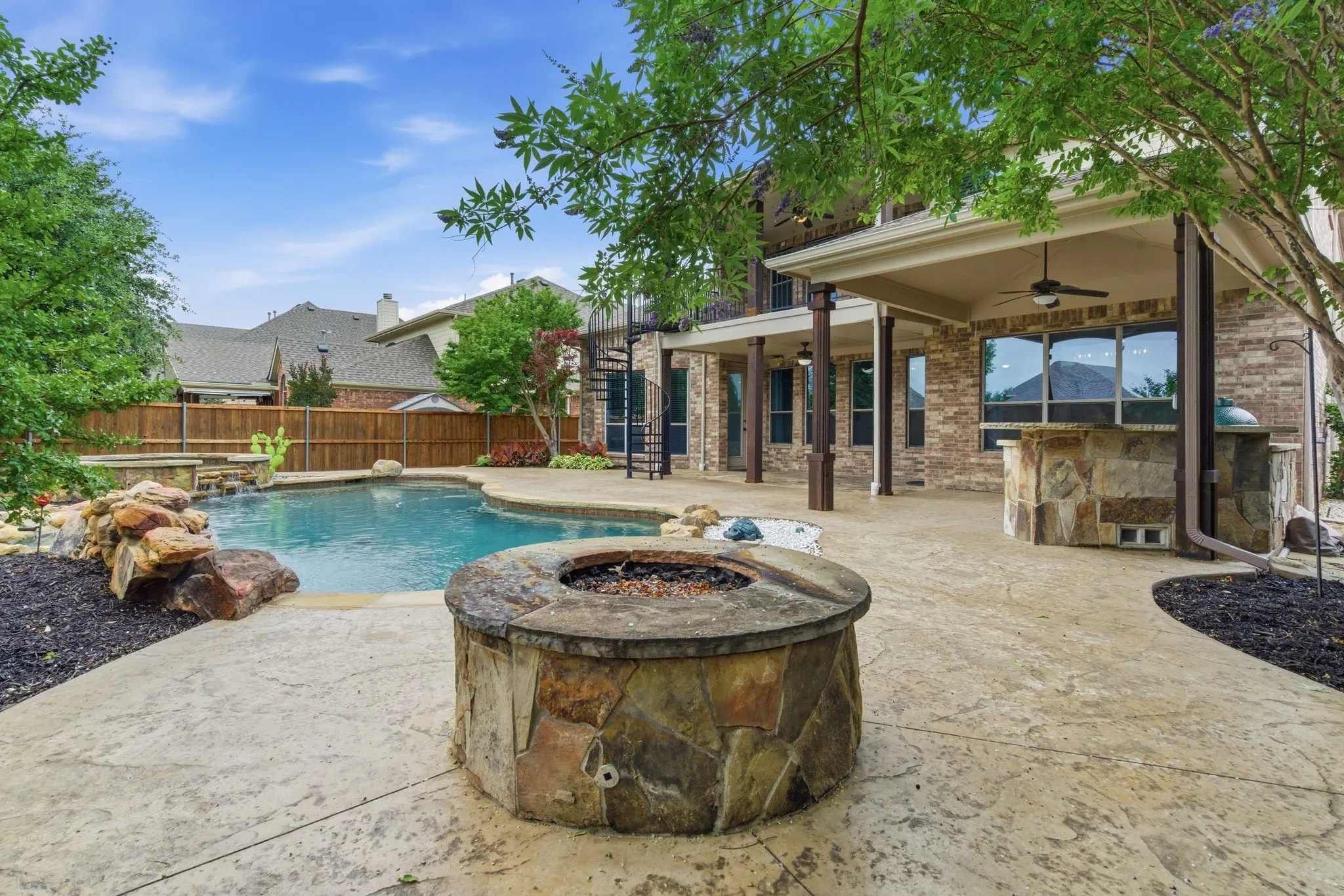 Gas fire pit!
