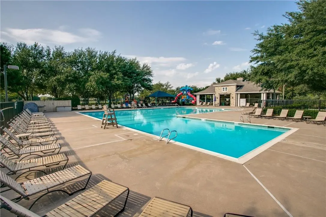 Twin Creeks community offers three large swimming pools, playgrounds, tennis and extensive hike/biking trails.