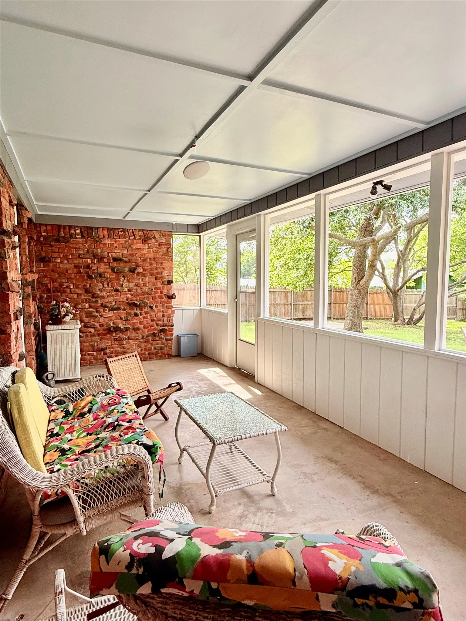 Enclosed patio