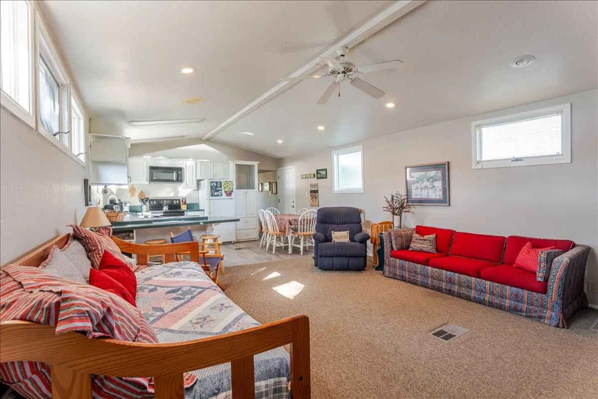 Open floor plan with lots of space for entertaining
