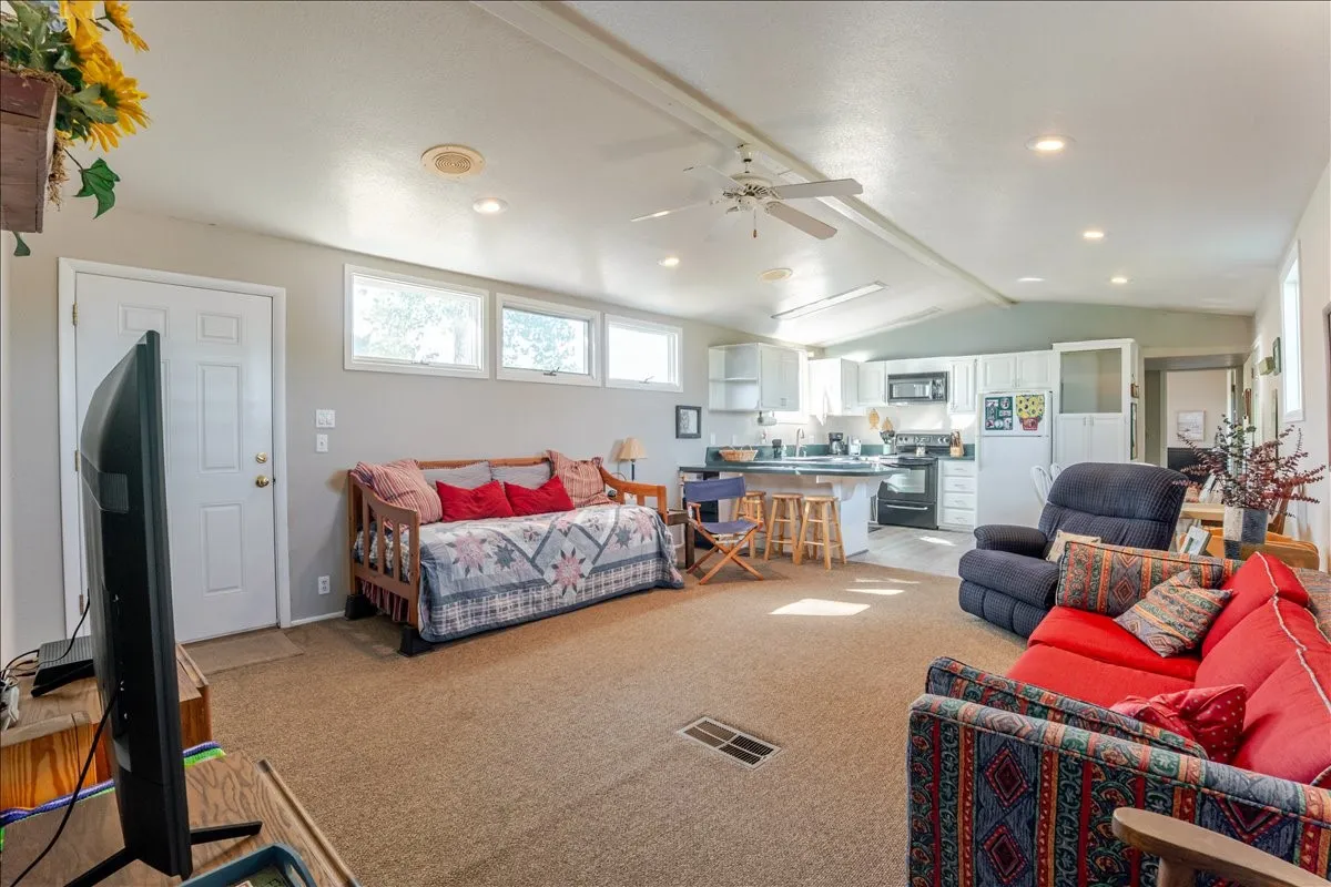 Open floor plan with lots of space for entertaining