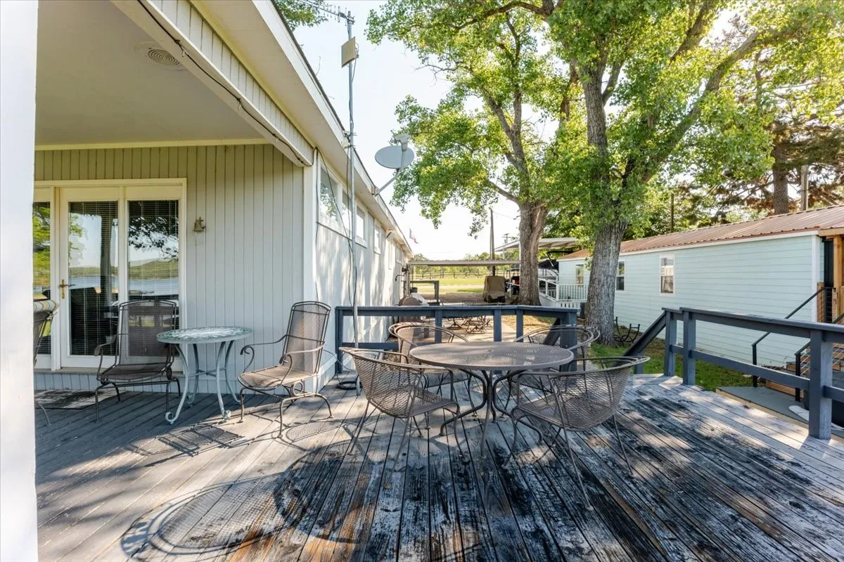 Enjoy the beautiful lake view from your spacious and covered deck!