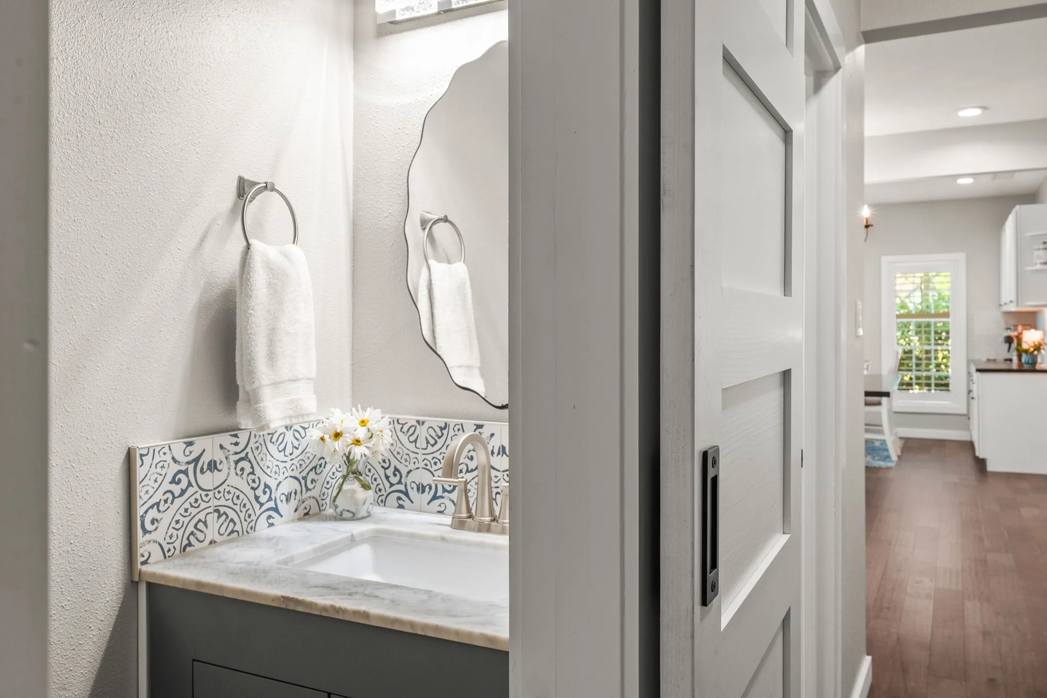Powder Bath off kitchen