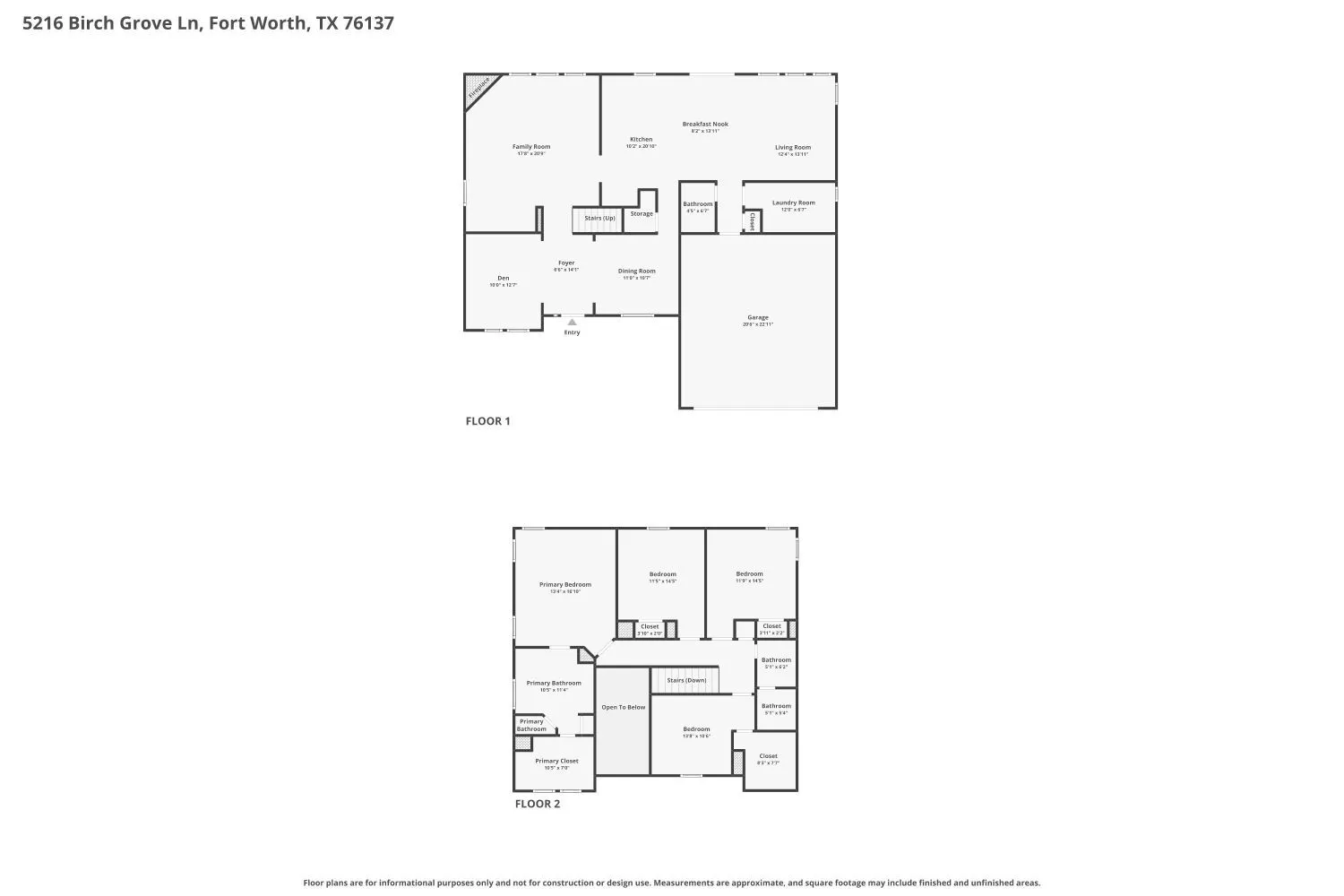 Single Family Residence For Sale in Tarrant County , 5216 Birch Grove Lane, Fort Worth, Texas 76137, 4 Bedrooms, 3 Bathrooms, 2 Garage spaces, 2,532 Sqft, built in 1997, Price $398,000, mls#21267207, Real Estate Agent in Fort Worth, Homes For Sale in Tarrant county, Homes For Sale in Fort Worth, Realtor in Fort Worth Texas, Real Estate Brokerage Independent Realty Texas, Luminita Cordes Realtor