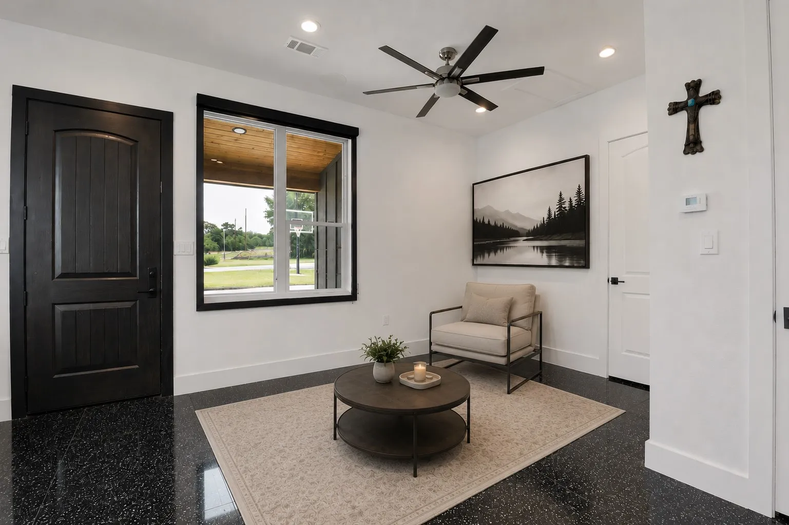 Virtually Staged Guest Room Entry