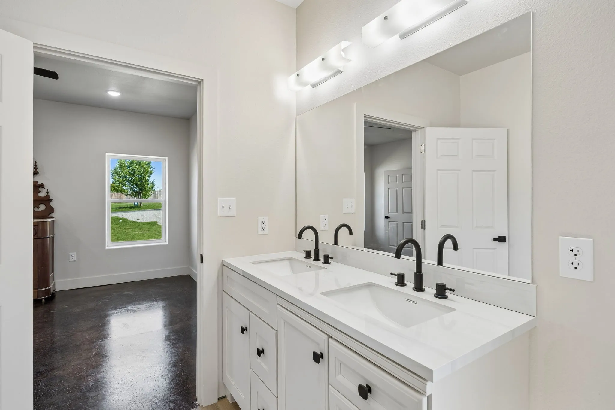 Barndo Primary Bath with dual vanities