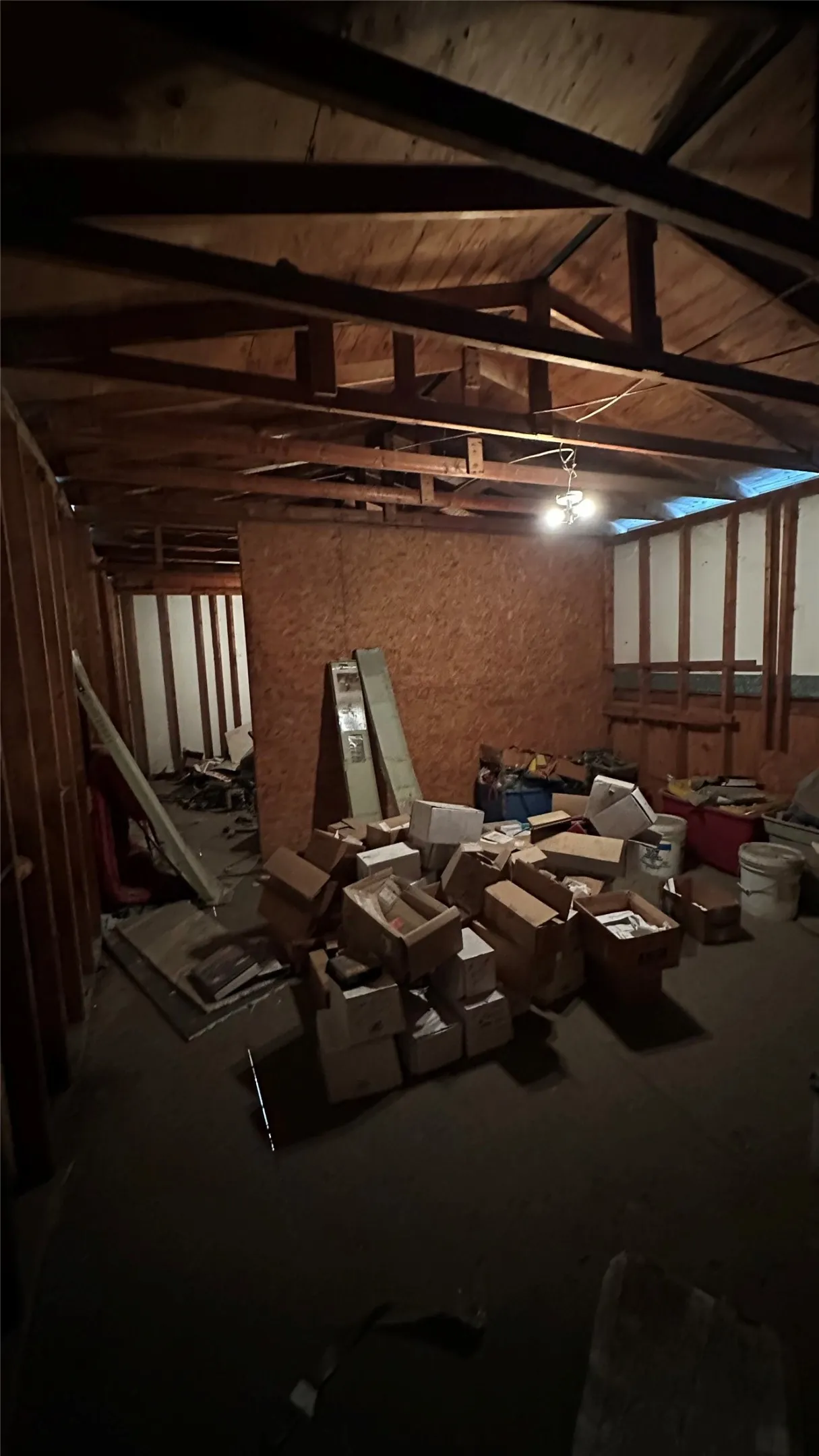 Upstair storage rooms