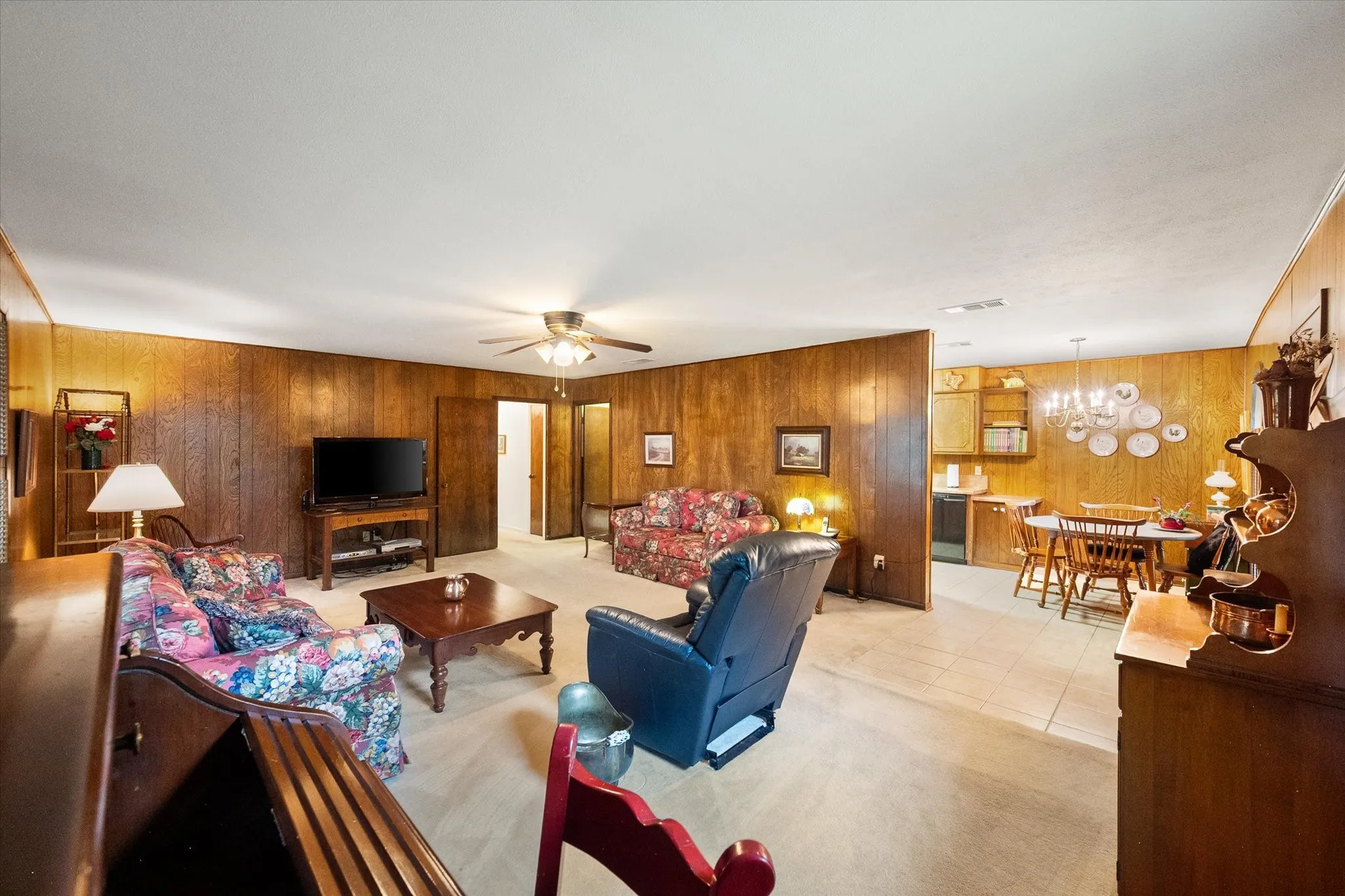 Open to Dining Area