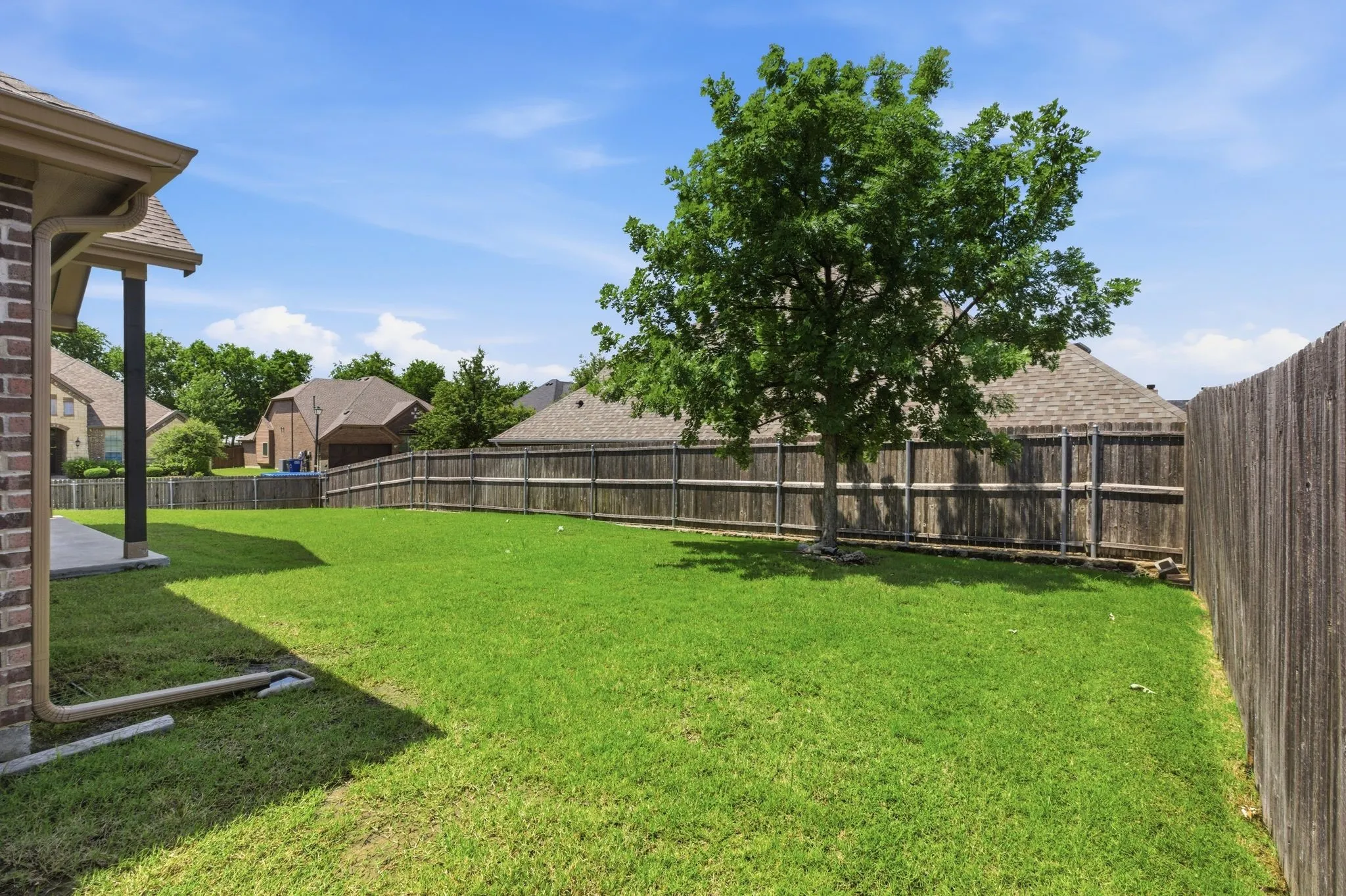 Huge back yard