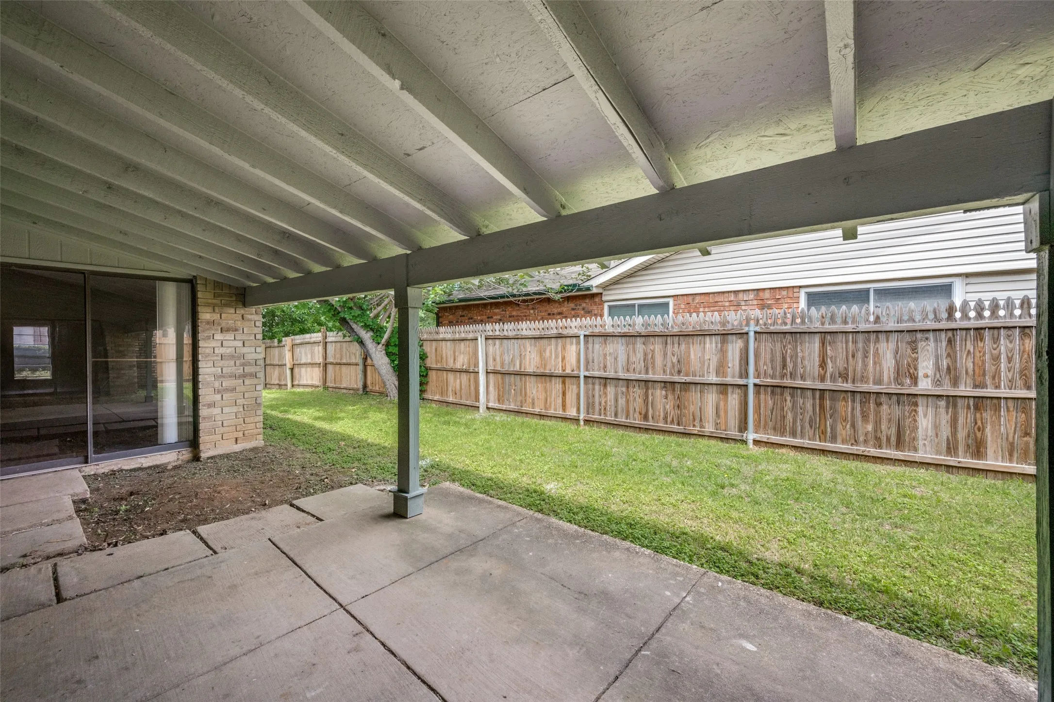 Always nice to have a covered patio!
