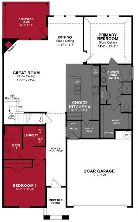 Beazer Homes Villages of Hurricane Creek Rainier Floorplan.