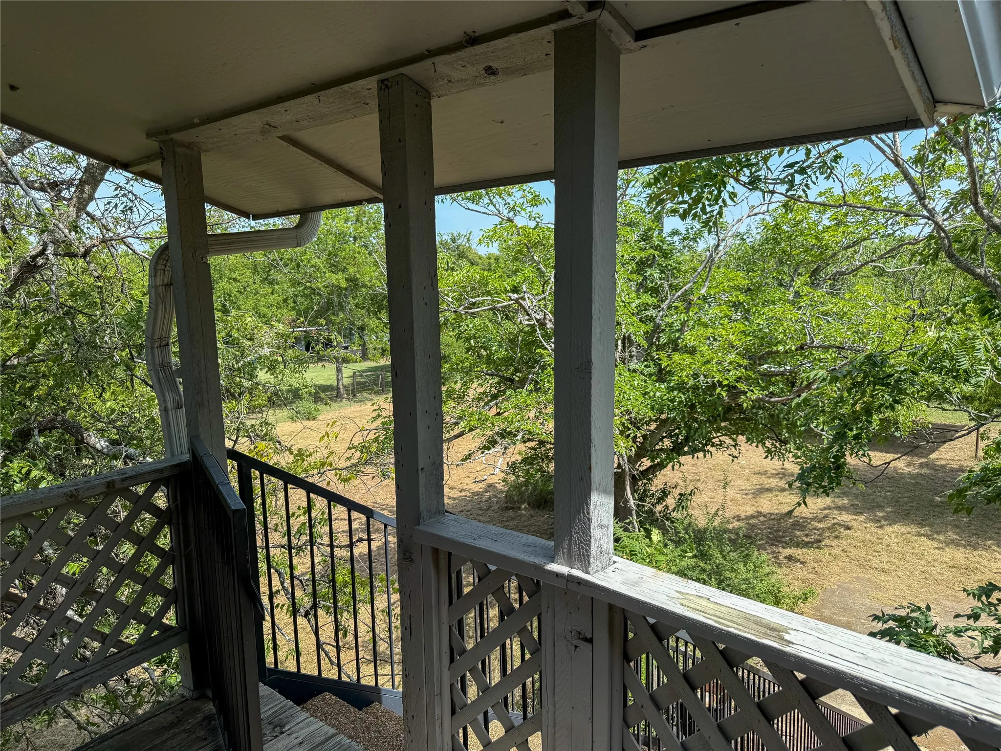 Entry to Home Upstairs. Front Door Balcony