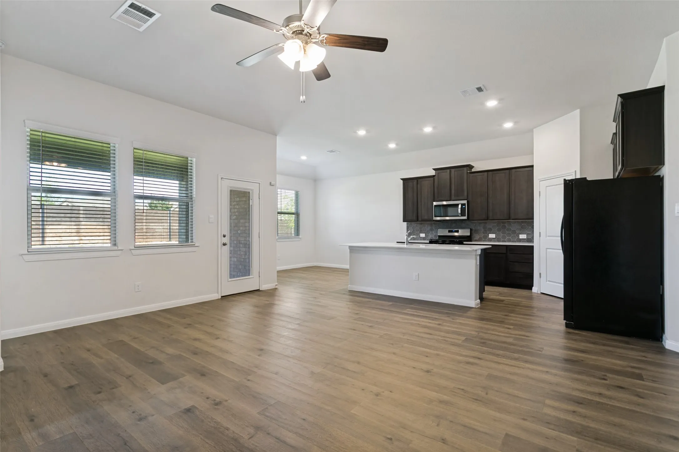 Open Living Dining Floor Plan