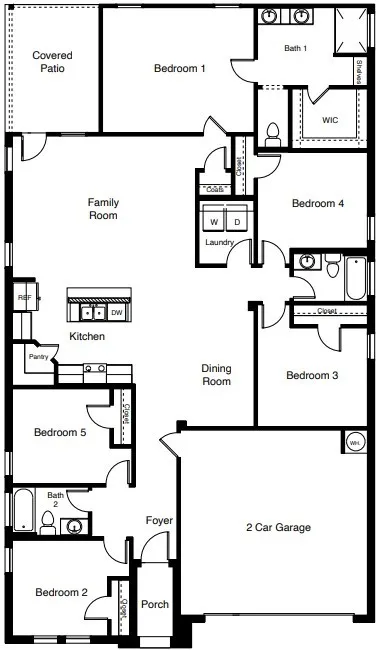 D.R. Horton's  Lexington Floorplan - All Home and community information, including pricing, included features, terms, availability and amenities, are subject to change at any time without notice or obligation. All Drawings, pictures, photographs, video, square footages, floor plans, elevations, features, colors and sizes are approximate for illustration purposes only and will vary from the homes as built.