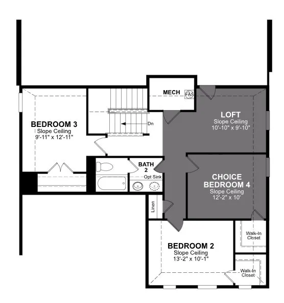 Beazer Homes Chalk Hill Cascade Floorplan.