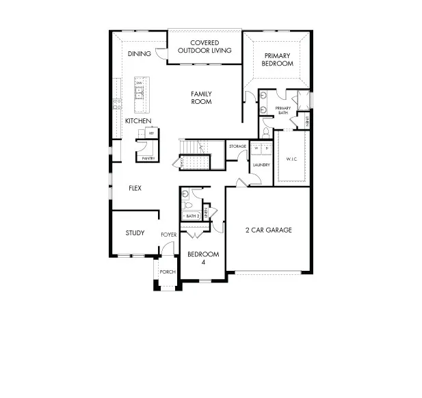  Photo is not of the actual home, but is an inspirational photo of builder’s model home and may depict options, furnishings, and/or decorator features that are not included.
