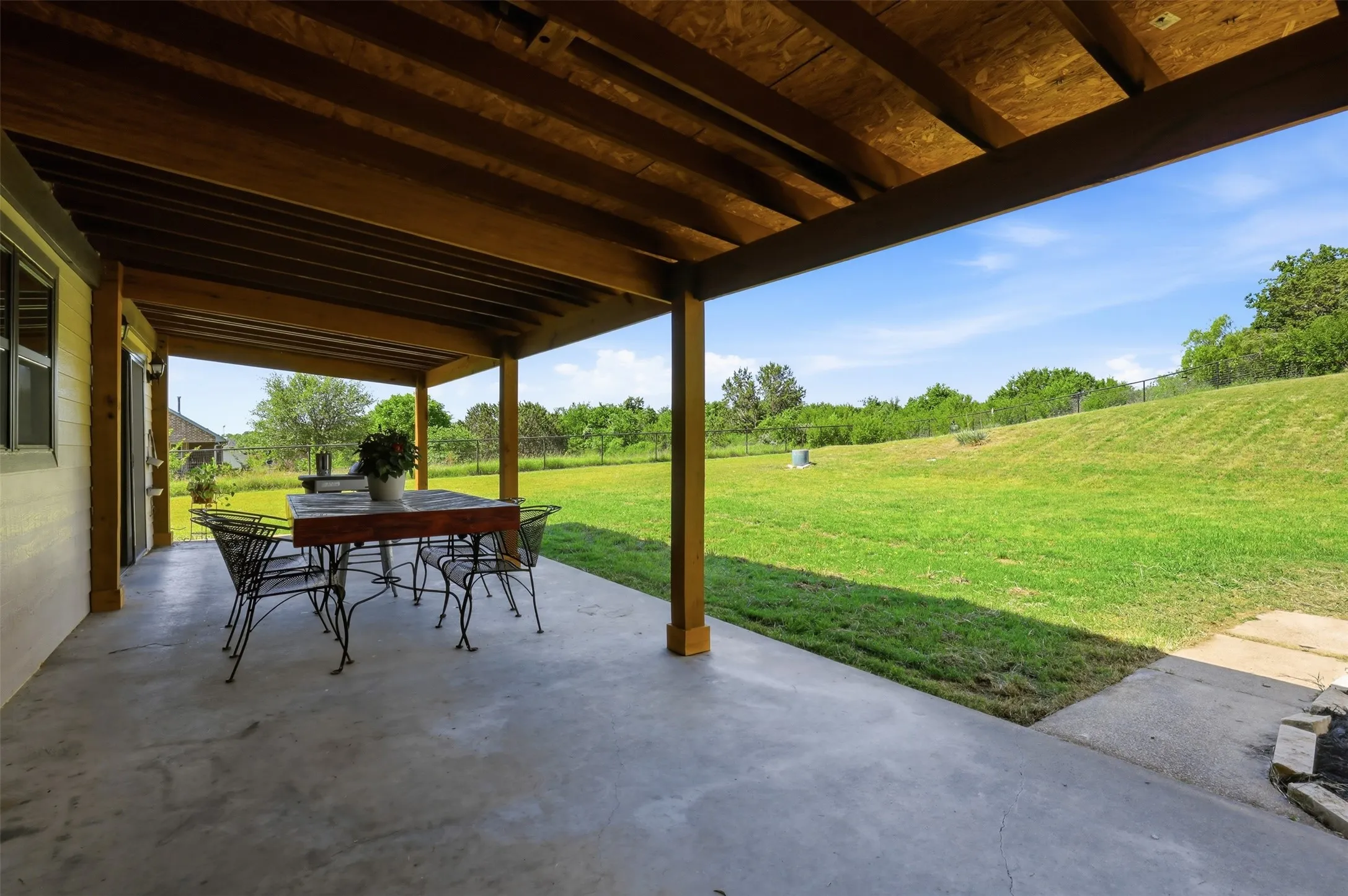 Covered Back Patio