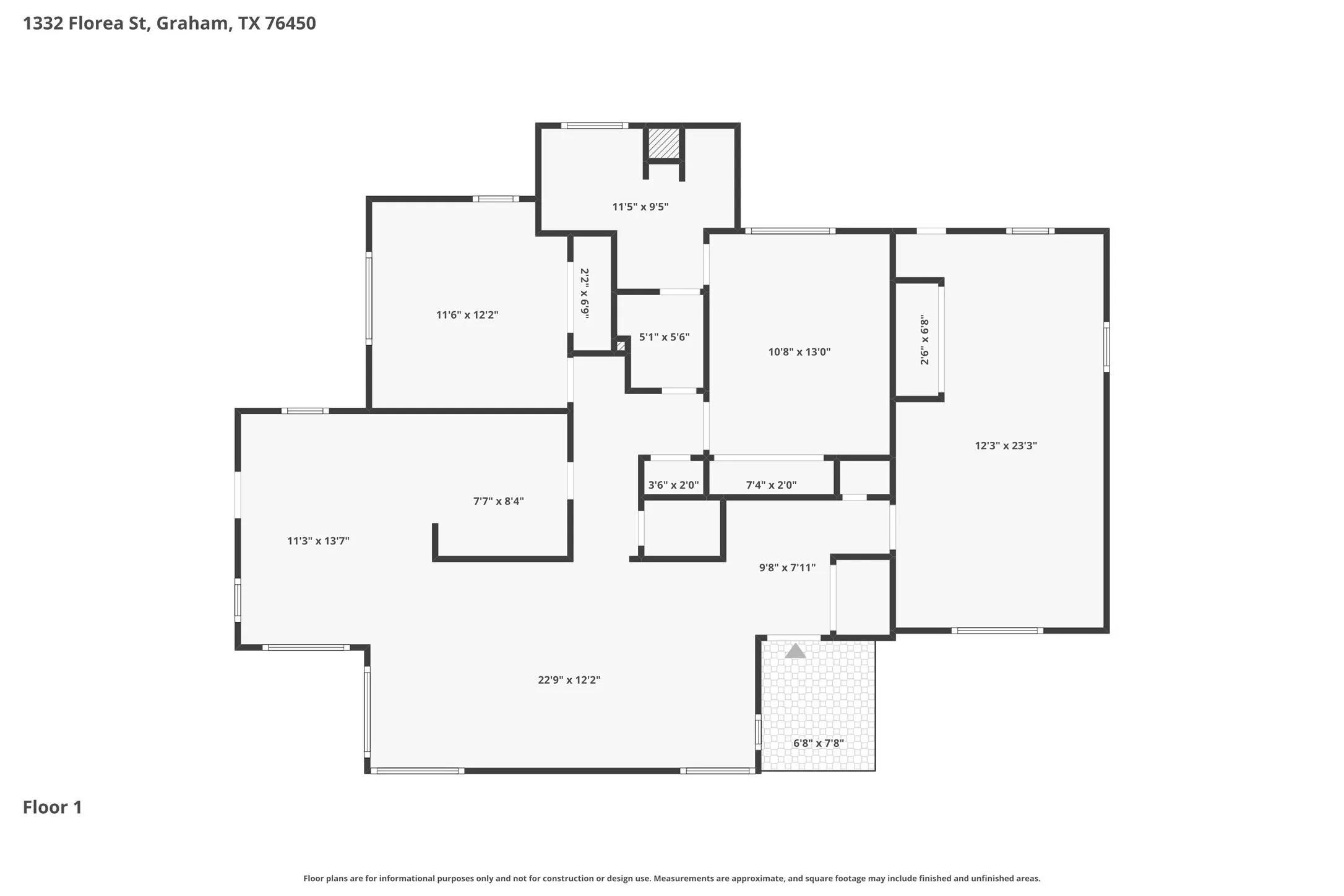 Single Family Residence For Sale in Young County , 1332 Florea Street, Graham, Texas 76450, 3 Bedroom, 2 Bathroom, Garage spaces, 1,336 Sqft, built in 1960, mls#21269801, Real Estate Agent in Graham, Homes For Sale in Young county, Homes For Sale in Graham, Realtor in Graham Texas, Real Estate Brokerage Independent Realty Texas, Luminita Cordes Realtor