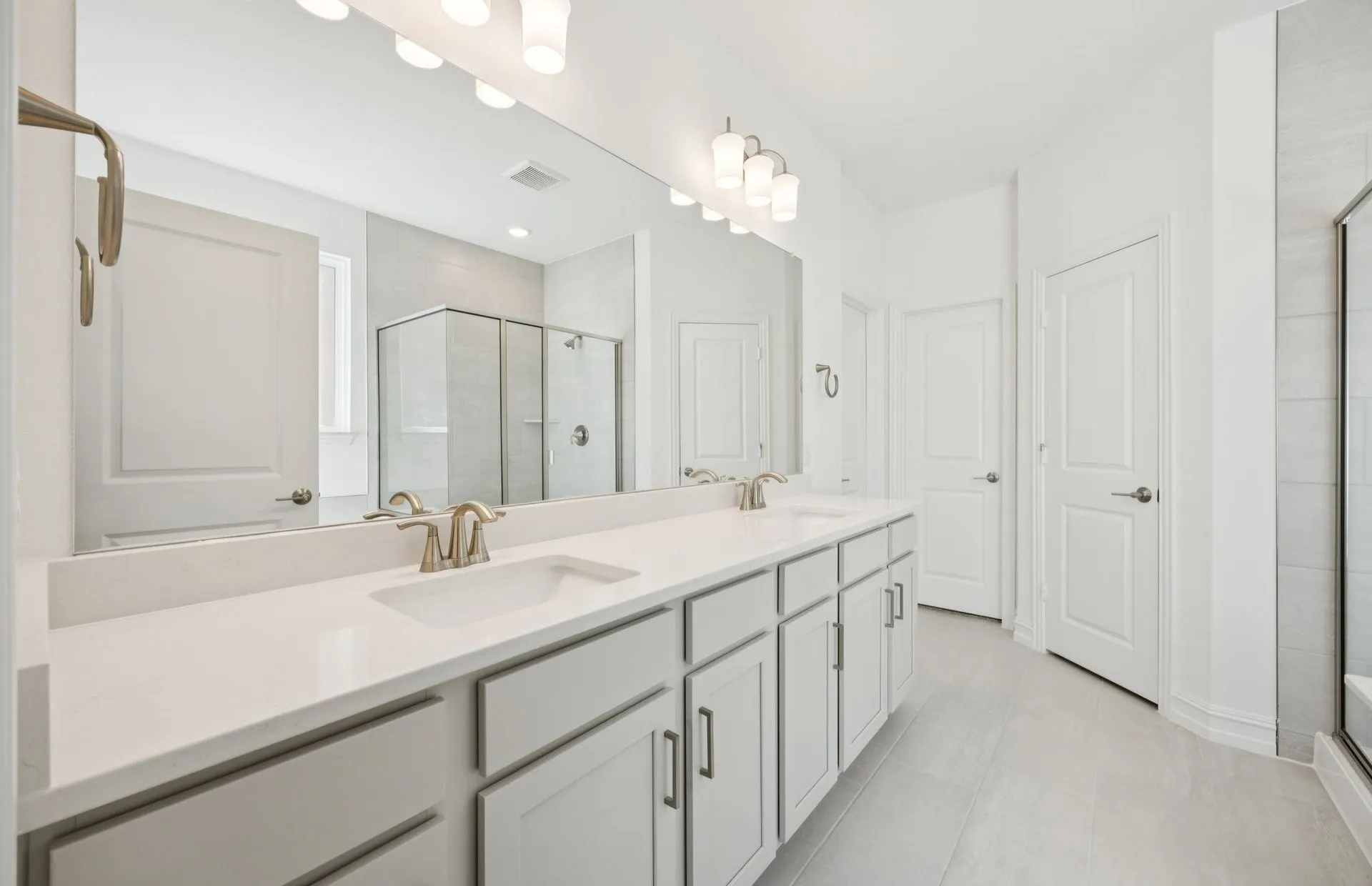 *Floorplan representation, not actual home - Owner's private bath with double vanity