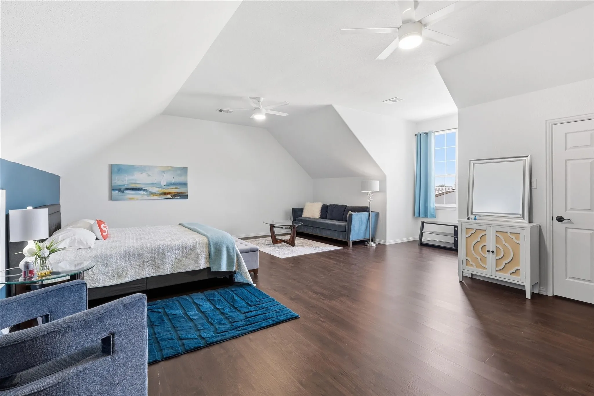 Guest Suite Upstairs with Walk-In Closet.