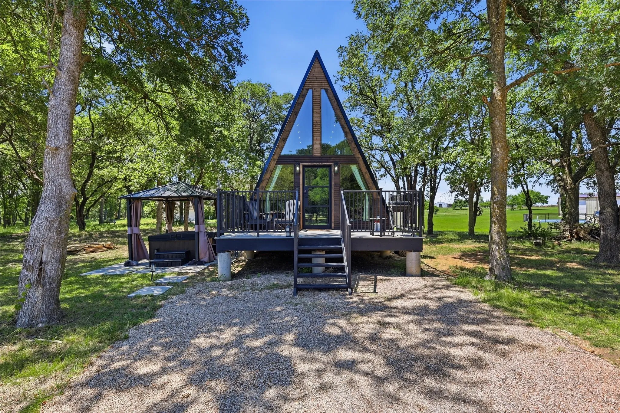 Income Producing Tiny Cabin with Hot Tub and Fire Pit.