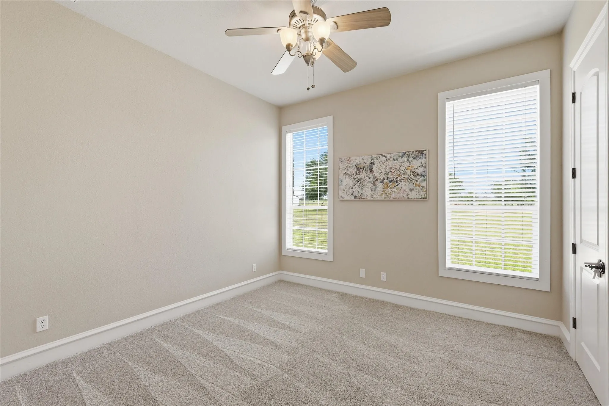 Guest Bedroom #2 with Large Walk-In Closet.
