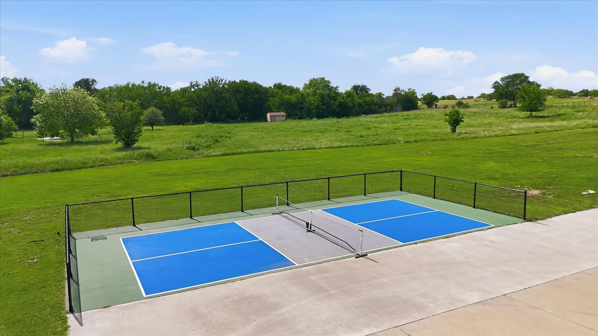 Full Size Pickleball Court Installed in 2024.