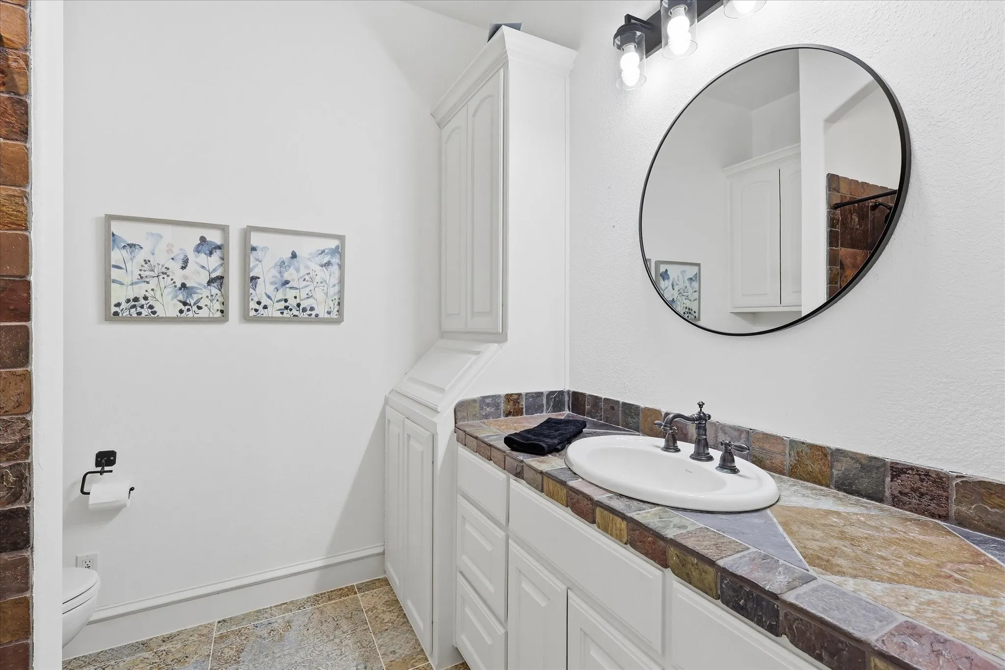 Guest Bathroom outside of Bedroom #2 and Bathroom #3