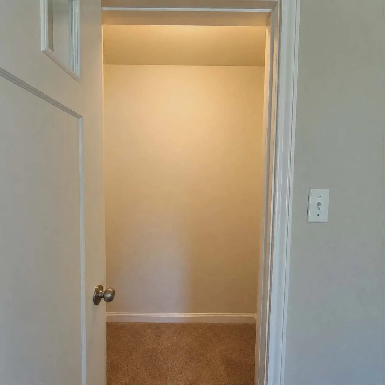 Bedroom 4- Walk in closet-This photo was taken before family moved in