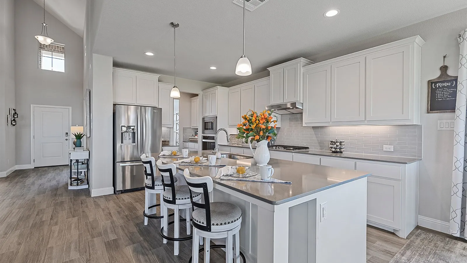 Kitchen - All Home and community information, including pricing, included features, terms, availability and amenities, are subject to change at any time without notice or obligation. All Drawings, pictures, photographs, video, square footages, floor plans, elevations, features, colors and sizes are approximate for illustration purposes only and will vary from the homes as built.
