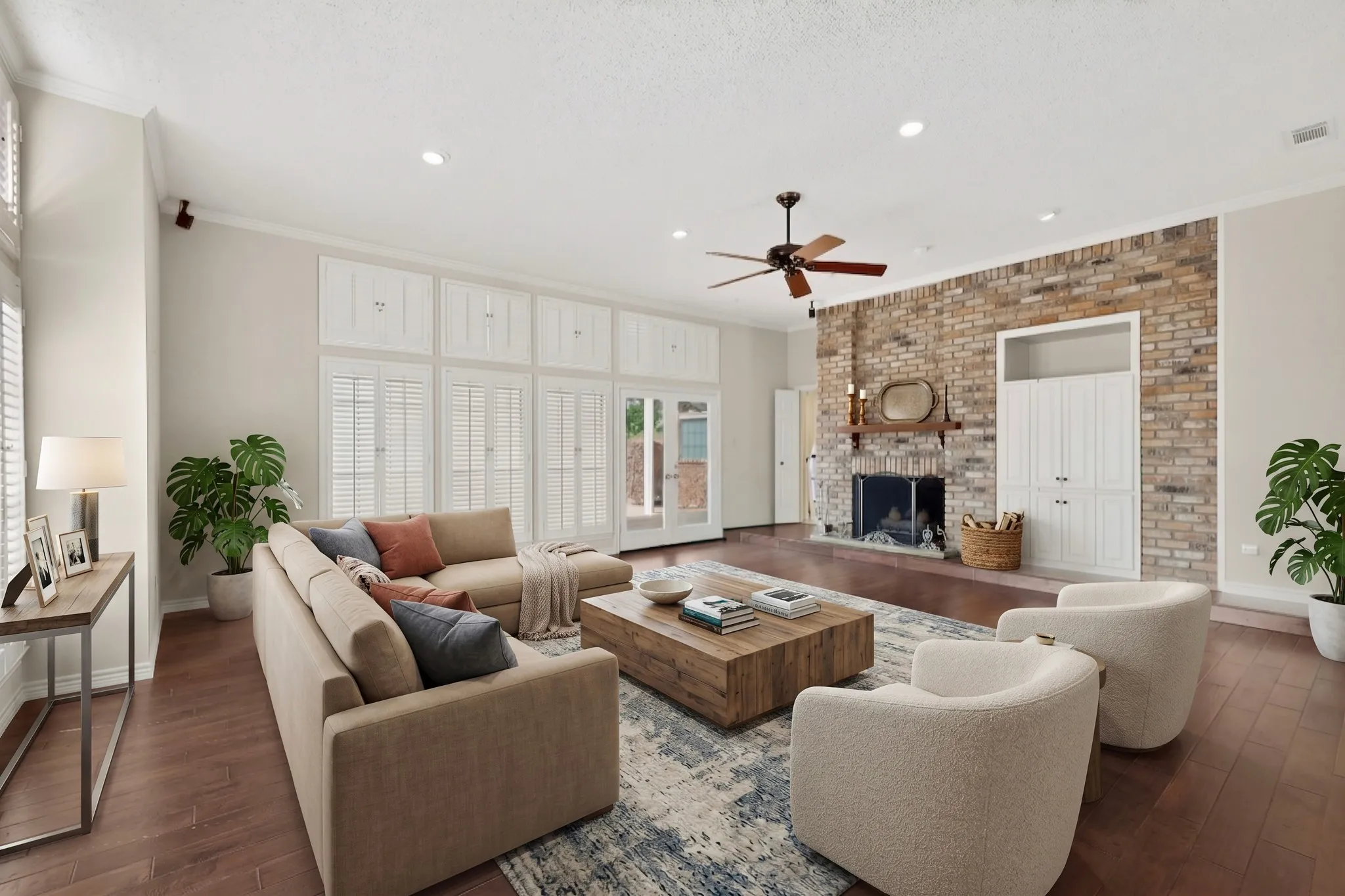 This room is virtually staged