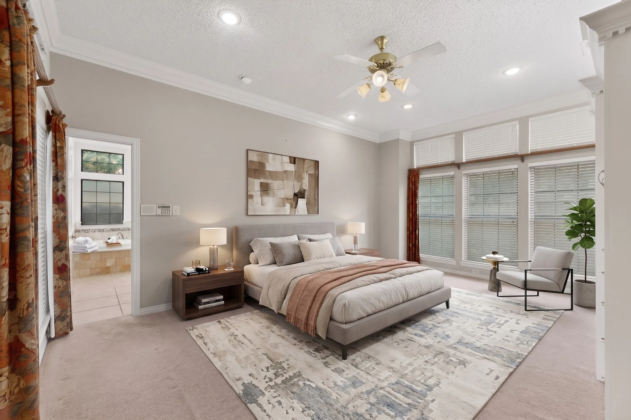 This room is virtually staged